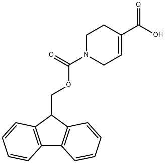 FMOC-1,2,5,6-TETRAHYDROPYRIDINE-4-CARBOXYLIC ACID Struktur