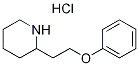 2-(2-Phenoxyethyl)piperidine hydrochloride Struktur