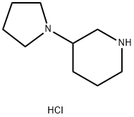 3-Pyrrolidin-1-yl-piperidine dihydrochloride Struktur