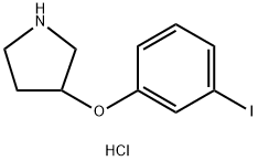 3-(3-IODOPHENOXY)PYRROLIDINE HYDROCHLORIDE Struktur