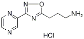 [3-(3-pyrazin-2-yl-1,2,4-oxadiazol-5-yl)propyl]amine hydrochloride Struktur