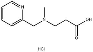 3-(Methyl-pyridin-2-ylmethyl-amino)-propionic acid dihydrochloride Struktur