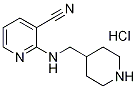 2-[(Piperidin-4-ylMethyl)-aMino]-nicotinonitrile hydrochloride, 98+% C12H17ClN4, MW: 252.74 Struktur