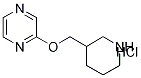 2-(Piperidin-3-ylMethoxy)-pyrazine hydrochloride, 98+% C10H16ClN3O, MW: 229.71 Struktur