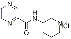 Pyrazine-2-carboxylic acid piperidin-3- ylaMide hydrochloride, 98+% C10H15ClN4O, MW: 242.71 Struktur