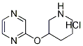 2-(Piperidin-3-yloxy)-pyrazine hydrochloride, 98+% C9H14ClN3O, MW: 215.68 Struktur