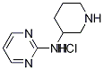 Piperidin-3-yl-pyriMidin-2-yl-aMine hydrochloride, 98+% C9H15ClN4, MW: 214.70 Struktur