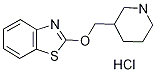 2-(Piperidin-3-ylMethoxy)-benzothiazole hydrochloride, 98+% C13H17ClN2OS, MW: 284.81 Struktur