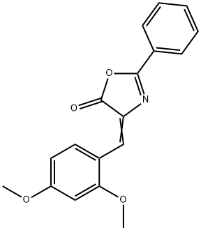 4-(2,4-DIMETHOXYBENZYLIDENE)-5-OXO-2-PHENYLOXAZOLINE