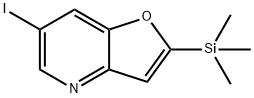 6-Iodo-2-(trimethylsilyl)furo[3,2-b]pyridine Struktur