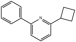 2-cyclobutyl-6-phenylpyridine Struktur