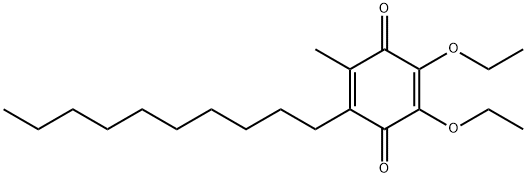 6-decyl-2,3-diethoxy-5-methyl-1,4-benzoquinone Struktur