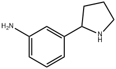 3-(2-Pyrrolidinyl)benzenamine Struktur