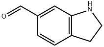 6-ForMyl-2,3-Dihydro-1H-Indole Struktur