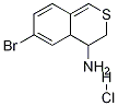 6-BroMo-3,4-dihydro-2H-isothiochroMen-4-aMine HCl Struktur