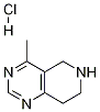 5,6,7,8-Tetrahydro-4-Methylpyrido[4,3-d]pyriMidine HCl Struktur