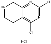 2,4-dichloro-5,6,7,8-tetrahydropyrido[3,4-d]pyriMidine hydrochloride Structure