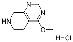 5,6,7,8-Tetrahydro-4-methoxypyrido[3,4-d]pyrimidine hydrochloride Struktur