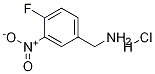 BenzeneMethanaMine, 4-fluoro-3-nitro-, hydrochloride Struktur