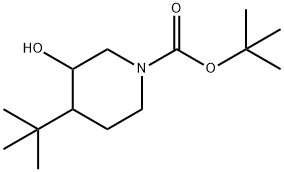 TERT-BUTYL4-TERT-BUTYL-3-HYDROXYPIPERIDINE-1-CARBOXYLATE 100MG, 1188265-71-5, 結(jié)構(gòu)式