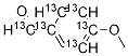 p-Methoxybenzaldehyde-13C6 Struktur