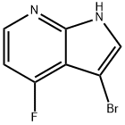 3-BroMo-4-fluoro-7-azaindole Struktur