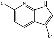 3-BroMo-6-chloro-1H-pyrrolo[2,3-b]pyridine Struktur