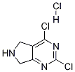 2,4-DICHLORO-6,7-DIHYDRO-5H-PYRROLO[3,4-D]PYRIMIDINEHYDROCHLORIDE Struktur