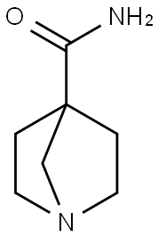 1-Azabicyclo[2.2.1]heptane-4-carboxamide(9CI) Struktur