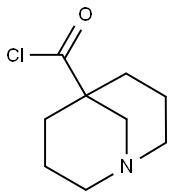 1-Azabicyclo[3.3.1]nonane-5-carbonyl chloride (9CI) Struktur