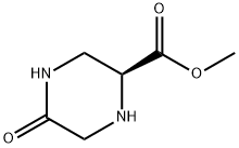 (S)-Methyl 5-oxopiperazine-2-carboxylate Struktur