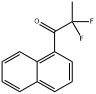 1-Propanone, 2,2-difluoro-1-(1-naphthalenyl)- (9CI) Struktur