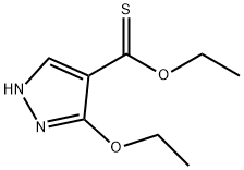 1H-Pyrazole-4-carbothioicacid,3-ethoxy-,O-ethylester(9CI) Struktur