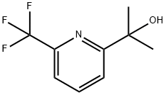 2-(6-(trifluoromethyl)pyridin-2-yl)propan-2-ol Struktur