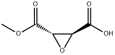 2,3-Oxiranedicarboxylicacid,monomethylester,trans-(9CI) Struktur