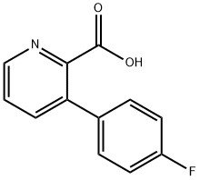 3-(4-Fluorophenyl)picolinic acid Struktur