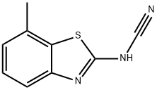 Cyanamide, (7-methyl-2-benzothiazolyl)- (9CI) Struktur