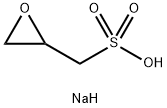 sodium 2,3-epoxypropane-1-sulphonate Struktur