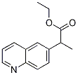 alpha-Methyl-6-quinolineacetic acid ethyl ester Struktur