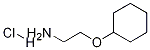 2-(Cyclohexyloxy)ethylamine Hydrochloride Struktur