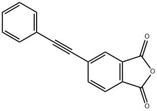 4-PHENYLETHYNYLPHTHALIC ANHYDRIDE Structure