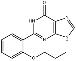 2-(2-propoxyphenyl)-6-purinone Struktur