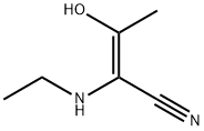 2-Butenenitrile, 2-(ethylamino)-3-hydroxy-, (Z)- (9CI) Struktur