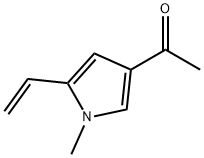 Ethanone, 1-(5-ethenyl-1-methyl-1H-pyrrol-3-yl)- (9CI) Struktur