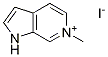 6-methyl-1H-pyrrolo[2,3-c]pyridin-6-ium iodide Struktur