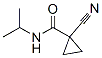 Cyclopropanecarboxamide, 1-cyano-N-(1-methylethyl)- (9CI) Struktur