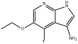 1H-Pyrrolo[2,3-b]pyridin-3-aMine, 5-ethoxy-4-fluoro- Struktur