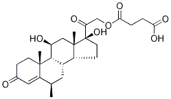 6α-Methyl Hydrocortisone 21-HeMisuccinate Struktur