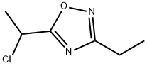 5-(1-CHLOROETHYL)-3-ETHYL-1,2,4-OXADIAZOLE Struktur