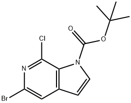 tert-Butyl 5-bromo-7-chloro-1H-pyrrolo-[2,3-c]pyridine-1-carboxylate price.